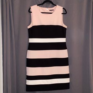 💥 RALPH LAUREN PINK & BLACK COCKTAIL DRESS 💥
